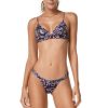 Bikinis Ola Azul Swimwear Triangle | Adara Alebrije Top Black/Purple