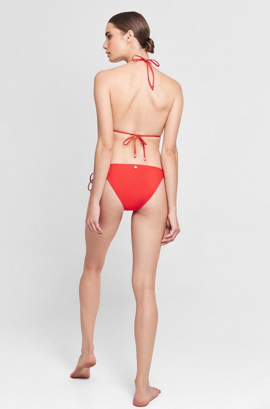 Bikinis Agua Clara Tie Side | Ocre Side Tide Bikini Bottom Orange