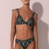 Bikinis Ancora Triangle | The Palmer Maxi Bow Bikini Top Green