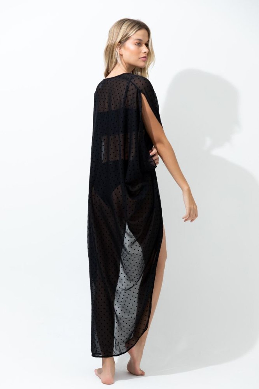 Cover-Ups Mar de Lua | Lua 479 Kimono Black