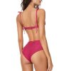 Bikinis Ola Azul Swimwear High Waisted | Nora Bikini Bottom Ruby