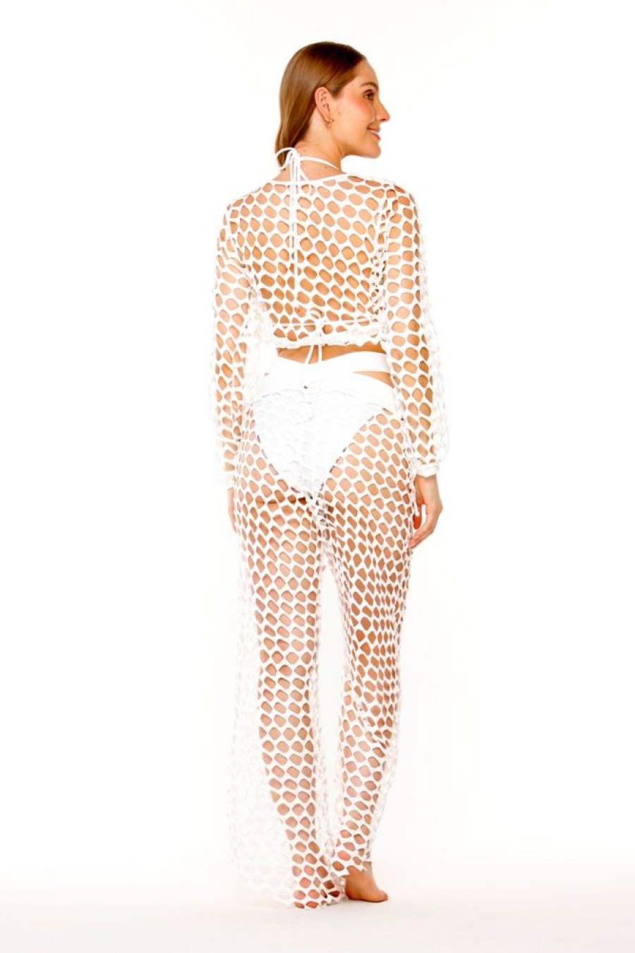 Cover-Ups Corpo | Papaya Lace Pant White