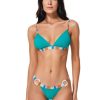 Bikinis Ola Azul Swimwear Triangle | Isla Aqua Club Bikini Top Blue