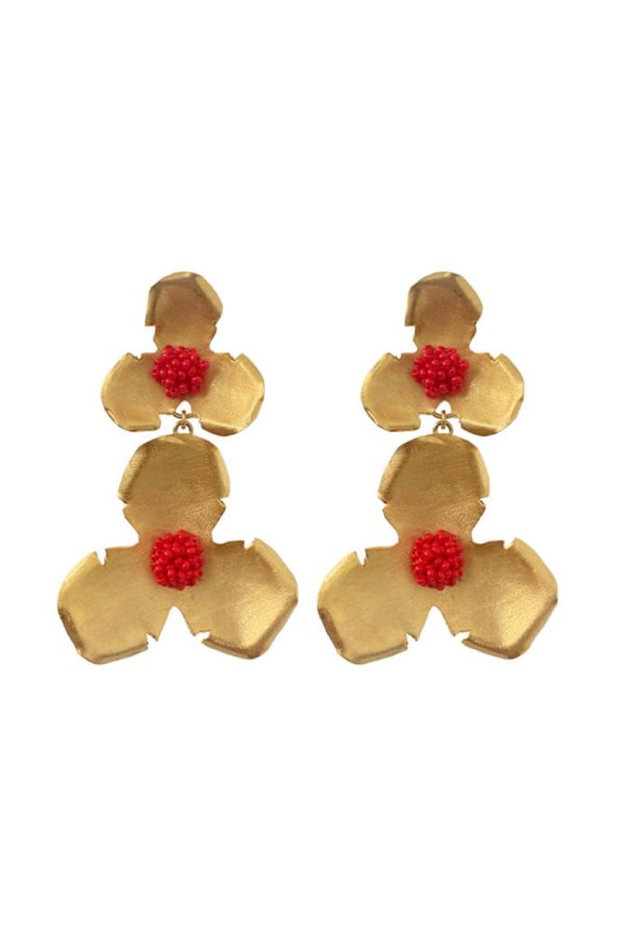 Accessories Divana Jewels Earrings | Le Rose Double Earrings