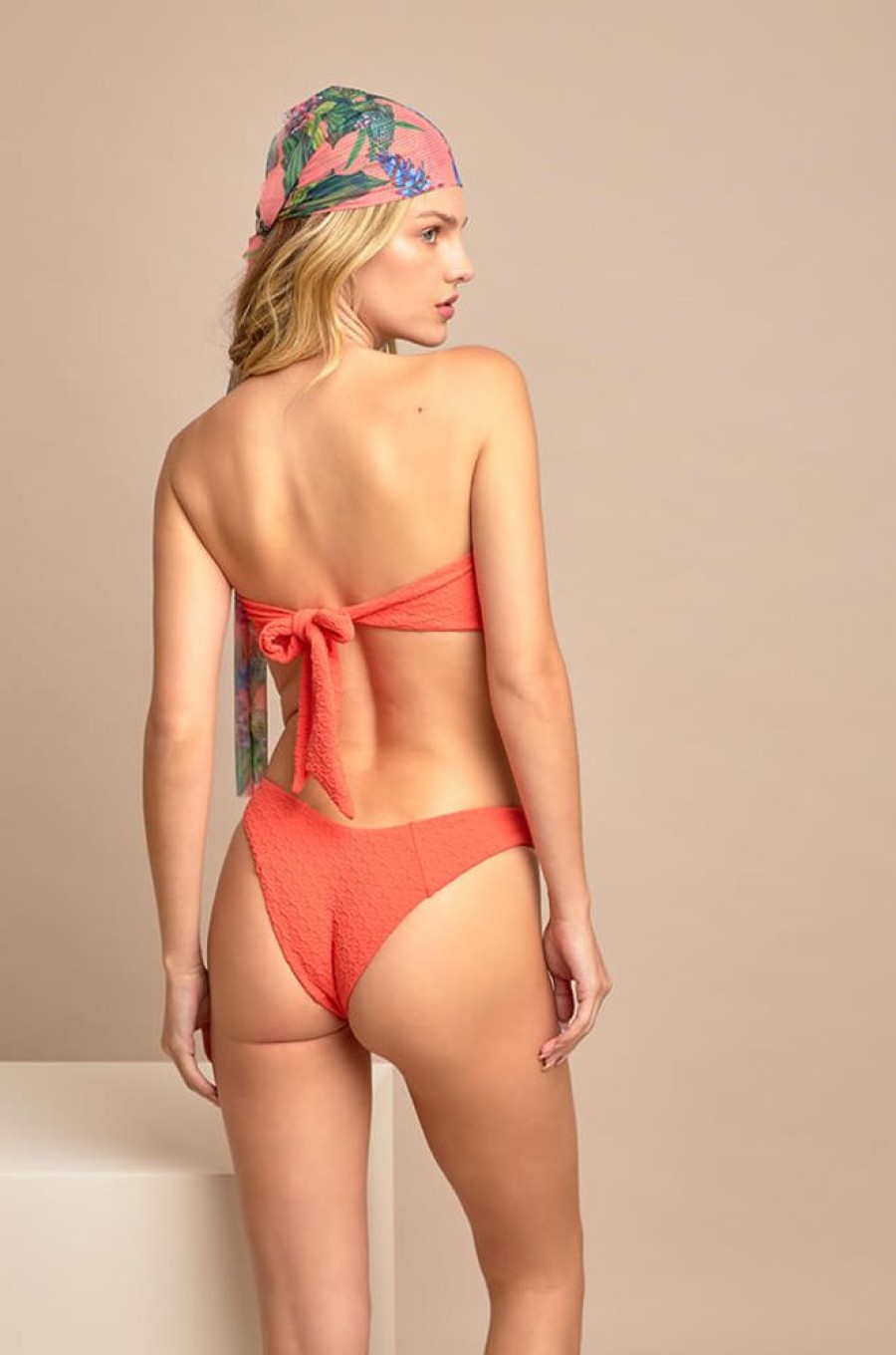 Bikinis Sabz Swimwear Cheeky | Isa Bikini Bottom Orange