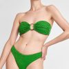 Bikinis Agua Clara Bandeau | Bosque Bandeau Bikini Top Green