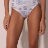 Bikinis Ancora High Waisted | A Wavy Coast Bikini High Waist Bottom Blue