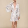 Cover-Ups Agua Clara | Paradiso Bianco Short Kimono White