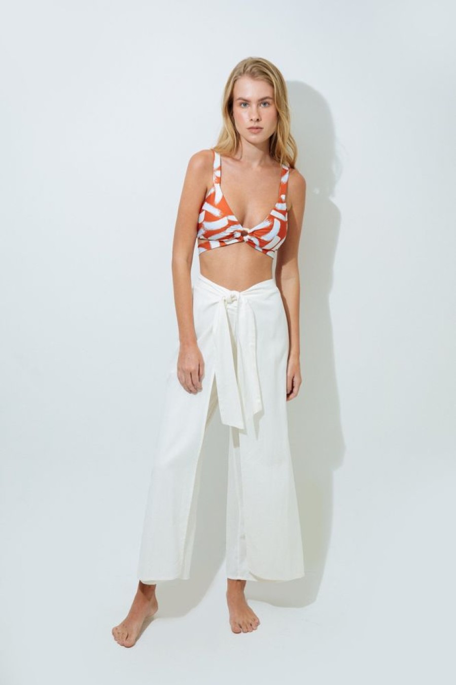 Cover-Ups Mar de Lua | Lua 658 Maya Pants Ivory