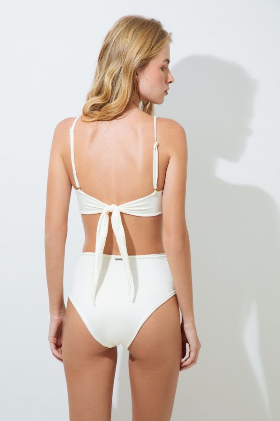 Bikinis Mar de Lua High Waisted | Mdl 688 Bikini Bottom Ivory