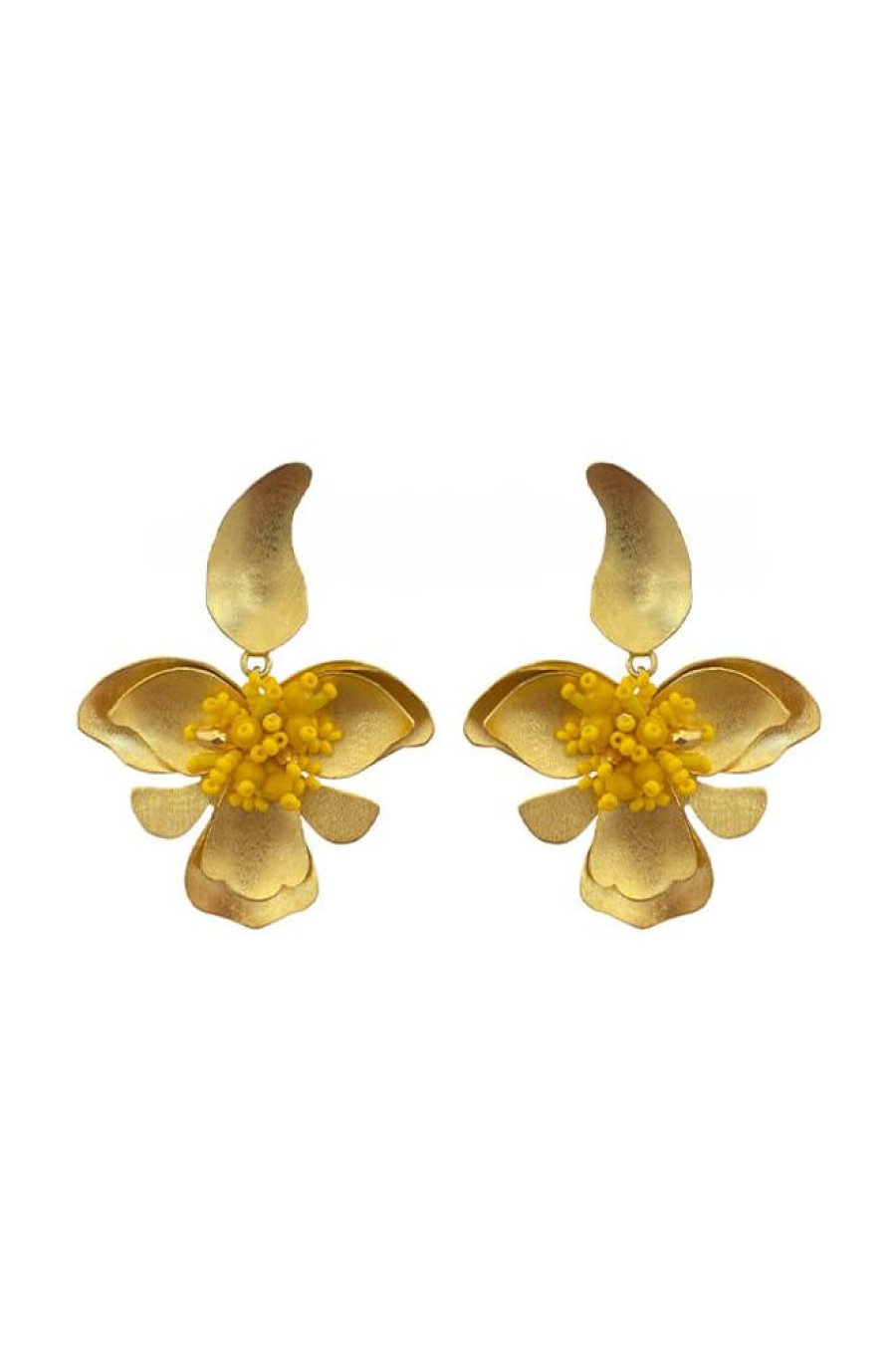 Accessories Divana Jewels Earrings | La Orquidea Earrings Gold