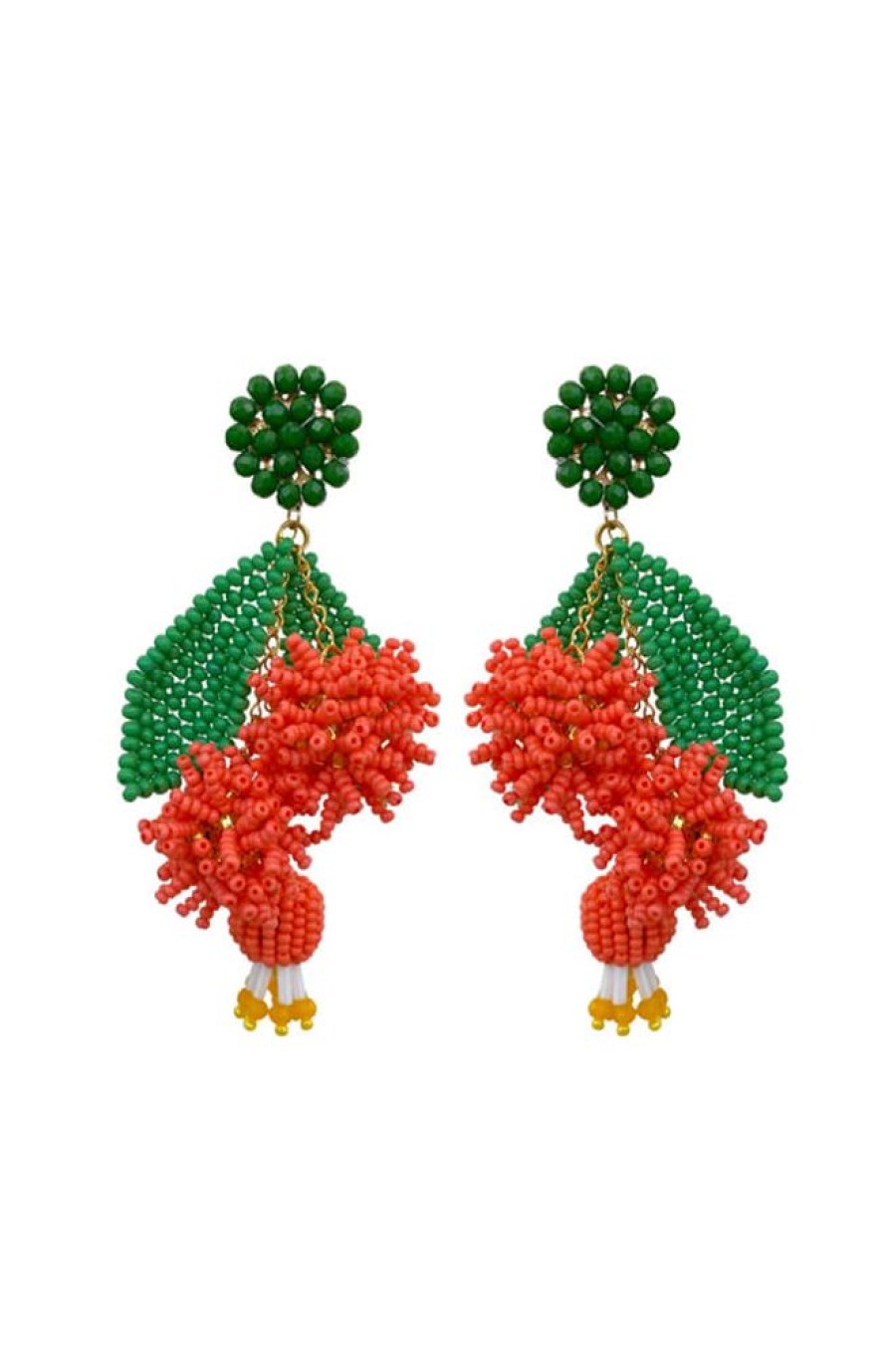 Accessories Divana Jewels Earrings | Las Lichas Earrings Red