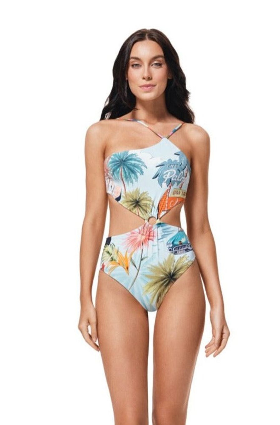 One Pieces Ola Azul Swimwear | Virginia Club One Piece Blue