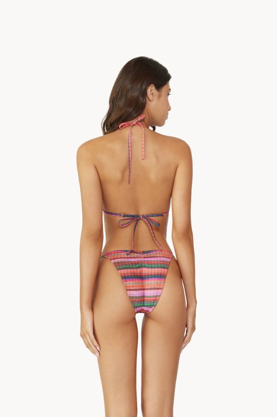 Bikinis PQ Swim Ruched | Adjustable Teeny Bikini Bottom Tie Dye