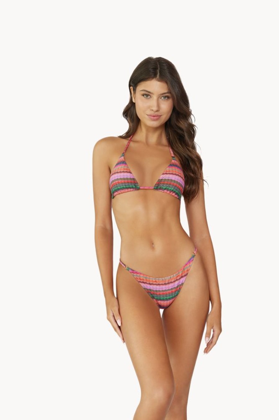 Bikinis PQ Swim Ruched | Adjustable Teeny Bikini Bottom Tie Dye