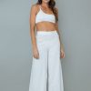 Cover-Ups Mar de Lua | Lua 408 Linen Pants Ivory