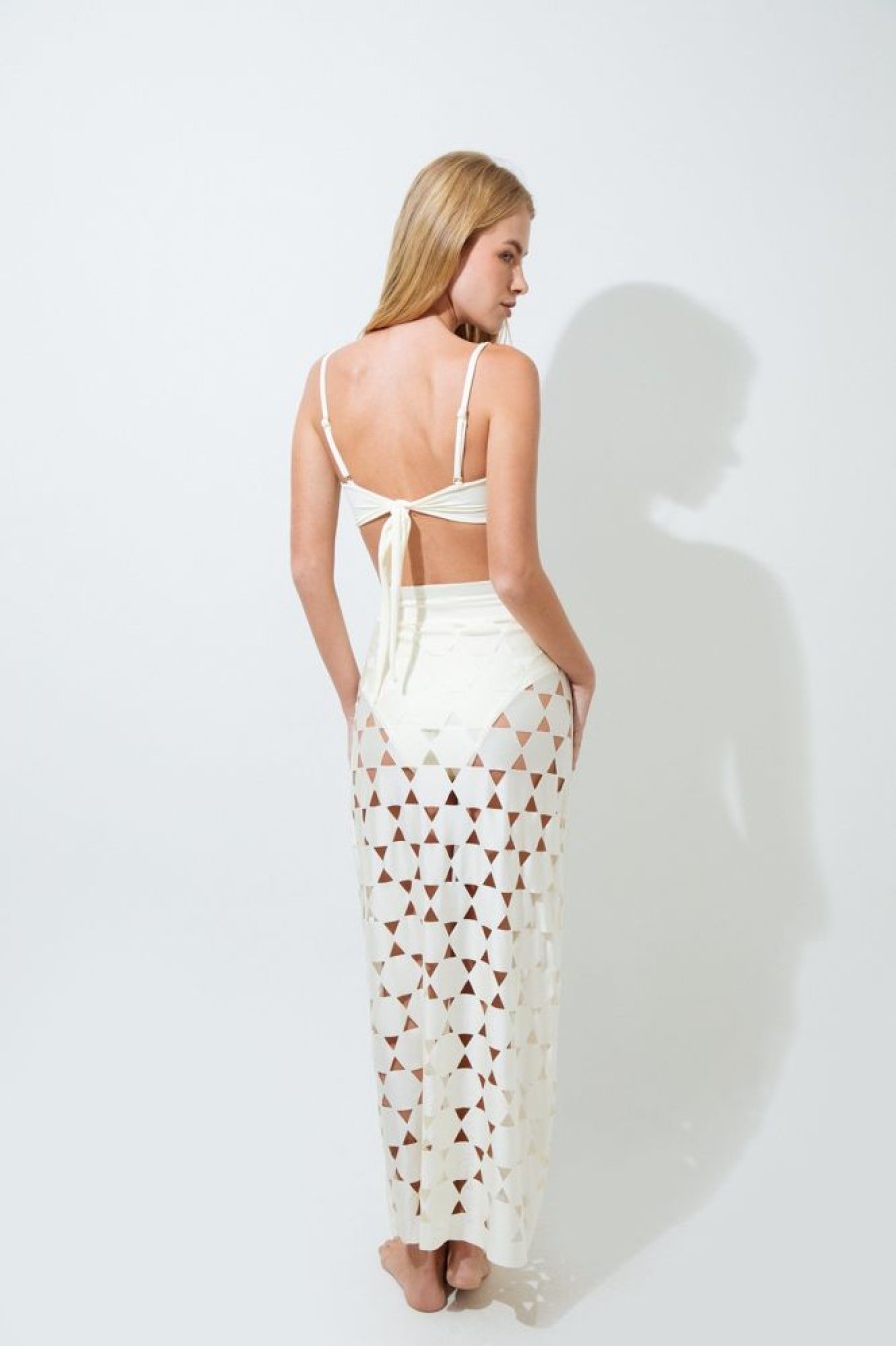 Cover-Ups Mar de Lua | Lua 695 Sara Skirt Ivory