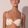 Bikinis Ancora Underwire | Le Citron Scrunchie Bikini Top White