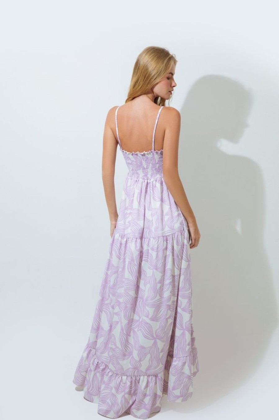 Cover-Ups Mar de Lua | Lua 683 Noelia Dress Lilac