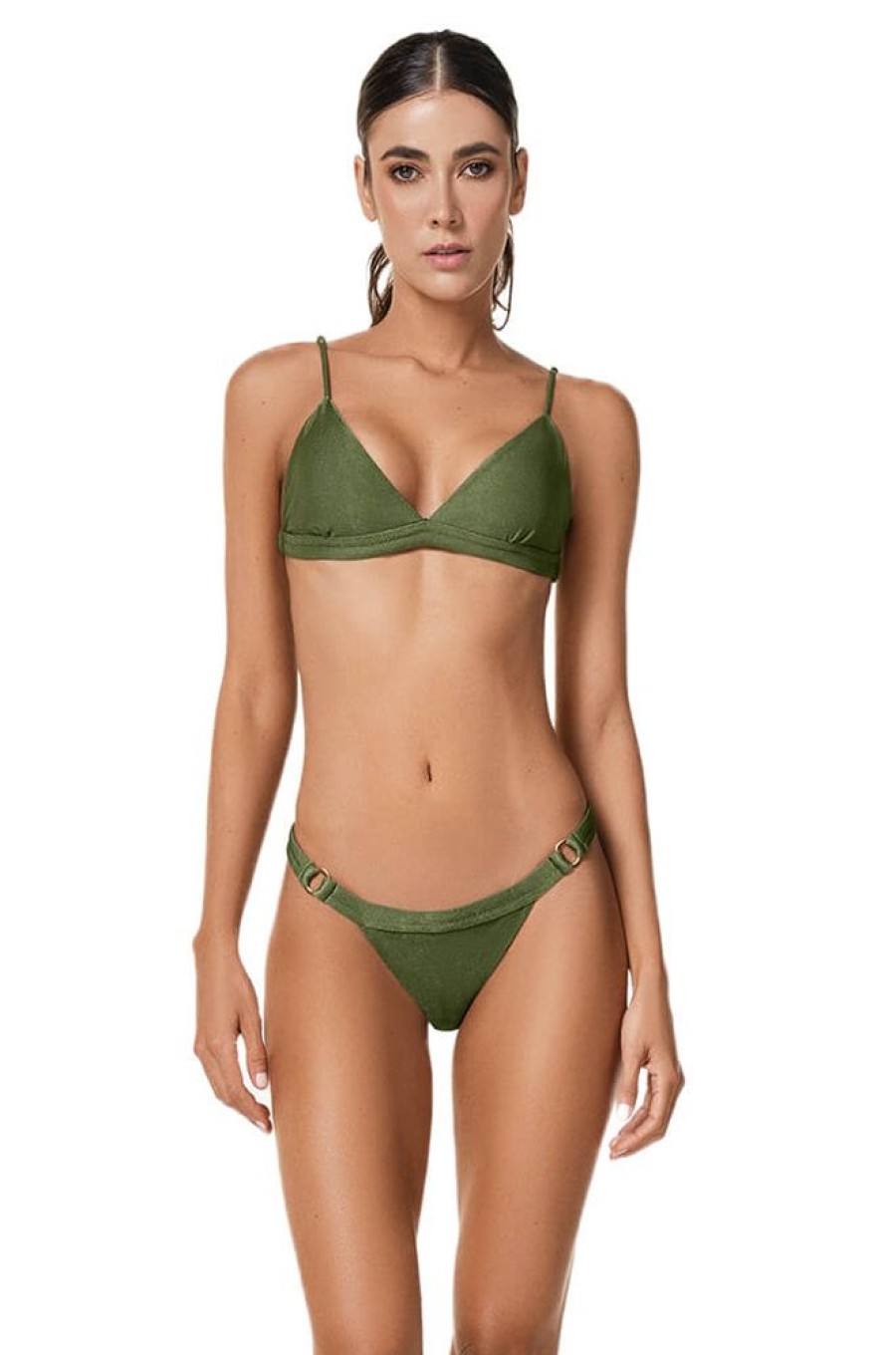 Bikinis Ola Azul Swimwear Great For Small Boobs | Adara Bikini Top Emerald