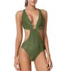 One Pieces Ola Azul Swimwear | Isabella One Piece Emerald