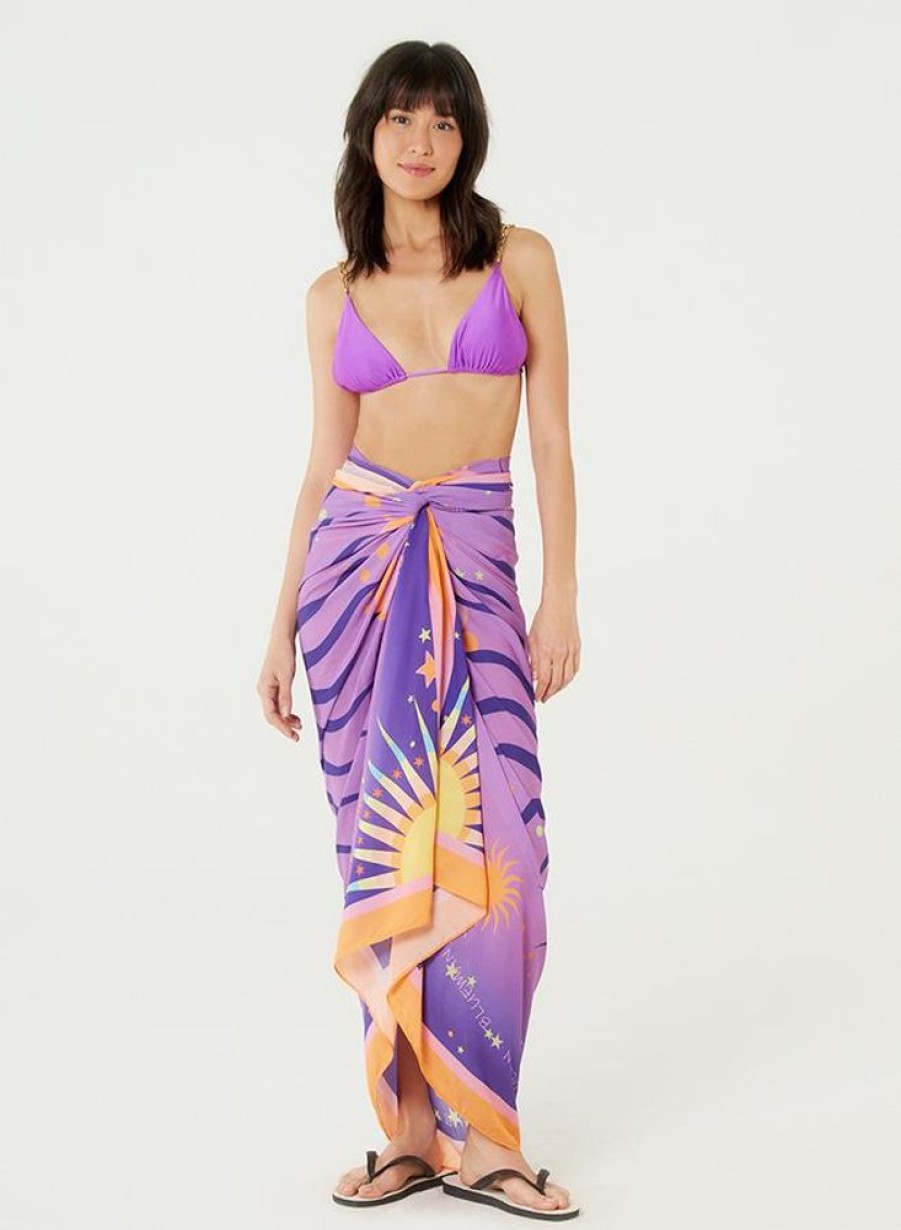 Cover-Ups Blueman Swimwear | Maxi Sarong Solstico