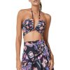 Cover-Ups Ola Azul Swimwear | Kora Alebrije Short Skirt Black