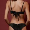 Bikinis Amarelle Swimwear Ruched | Cabo Onyx Shimery Bikini Bottom Black