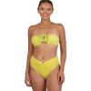 Bikinis Alcatraz Swimwear Bandeau | Fiorella Bikini Top Yellow