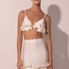 Cover-Ups Ancora | Le Petit Ruffle Mini Skirt Ivory