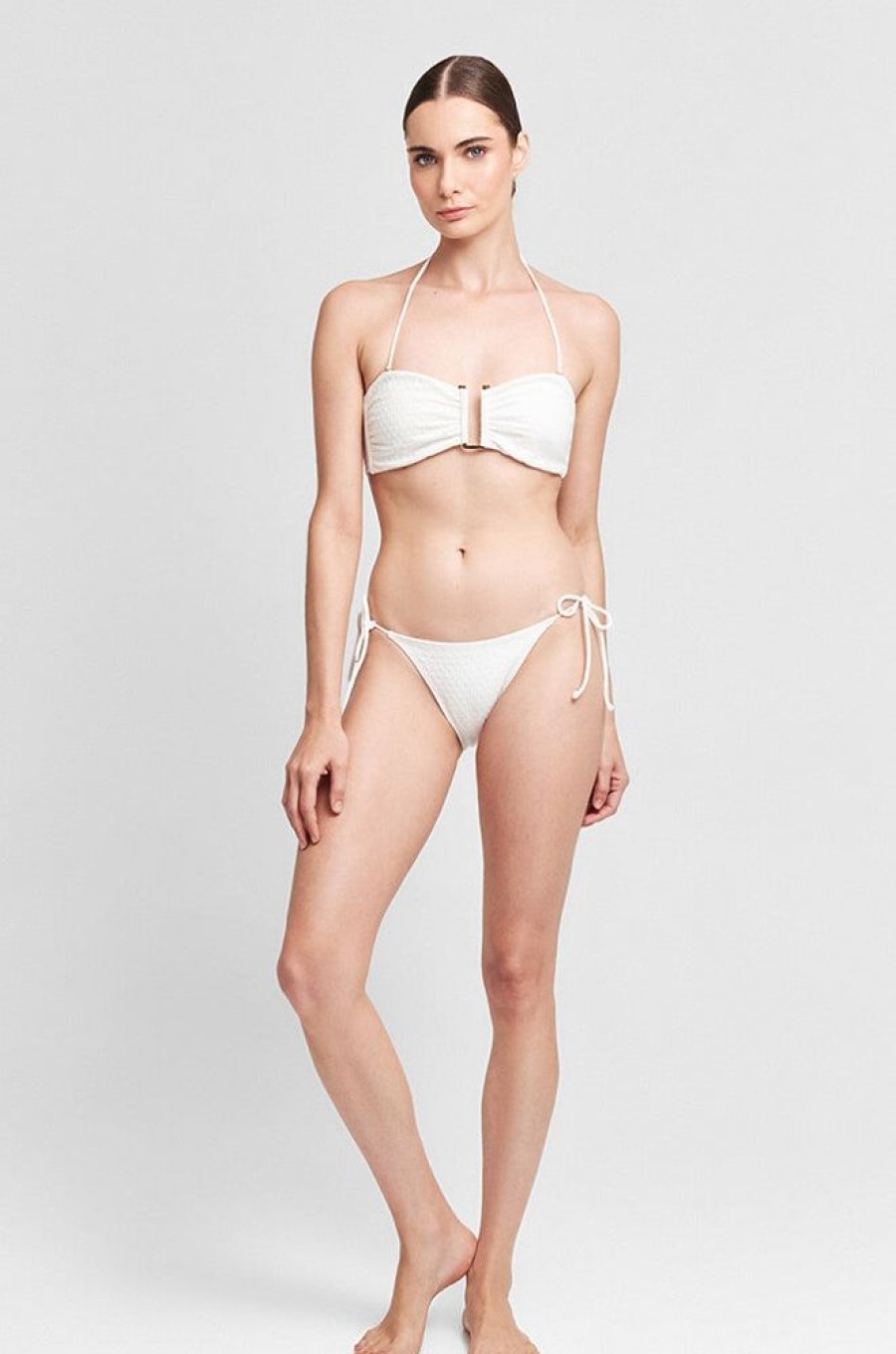 Bikinis Agua Clara Tie Side | Antibes Side Tie Bikini Bottom White