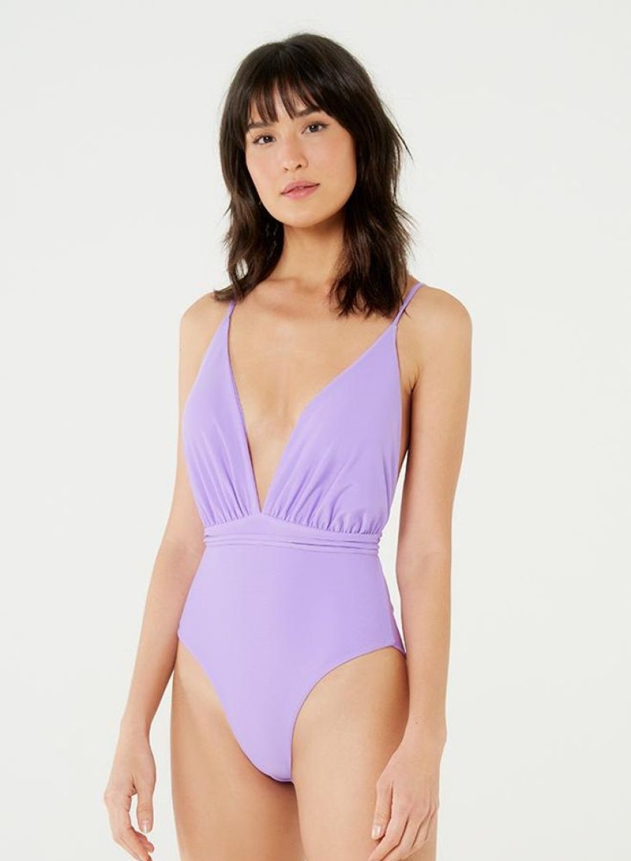 One Pieces Blueman Swimwear | Natasha One Piece Lilac