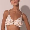 Bikinis Ancora Triangle | Give Me A Lemonade Bikini Top White