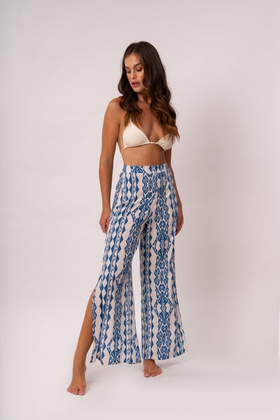 Cover-Ups Mompossina | Journey Pants Blue