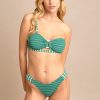 Bikinis Sabz Swimwear Bandeau | Claret Bikini Top Green