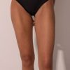 Bikinis Ancora Cheeky | The Classy Ruffle Bikini Bottom Black